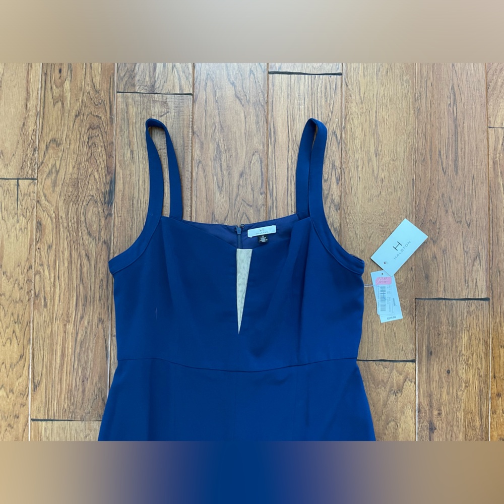 H by Halston Navy Blue Dress